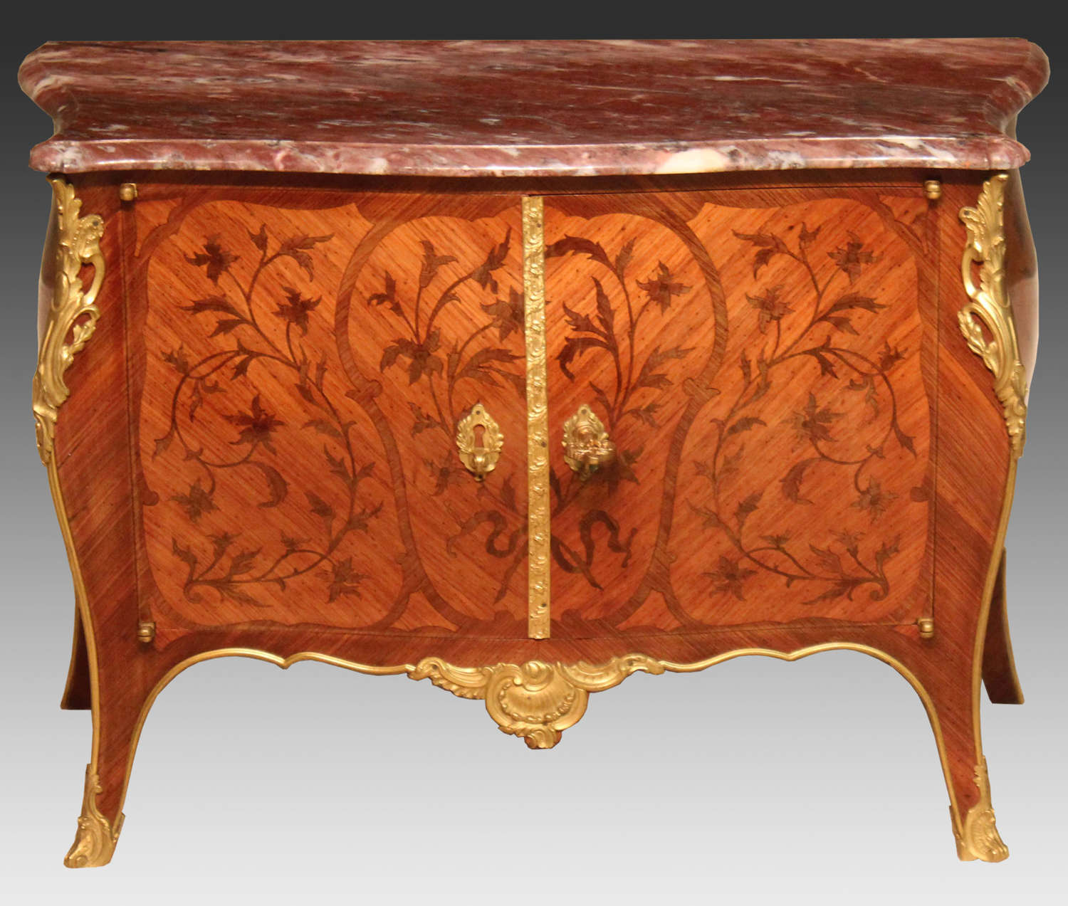 An Early 20th century Kingwood and Ormolu mounted table top commode
