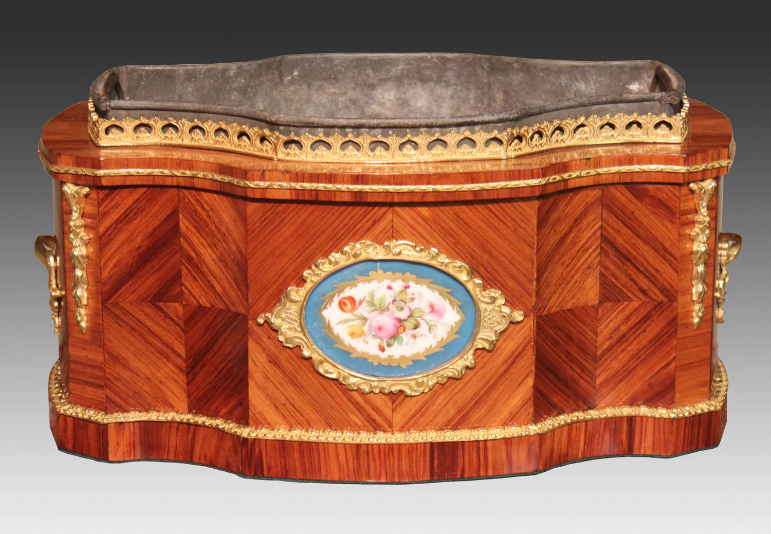 A Fine Victorian Kingwood and Ormolu mounted Table Top Jardiniere