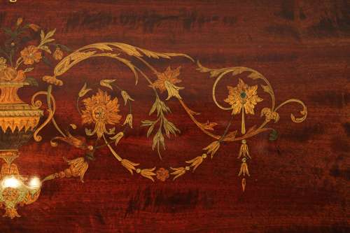 A Beautiful Late Victorian Mahogany cylinder desk by Maple & Co.