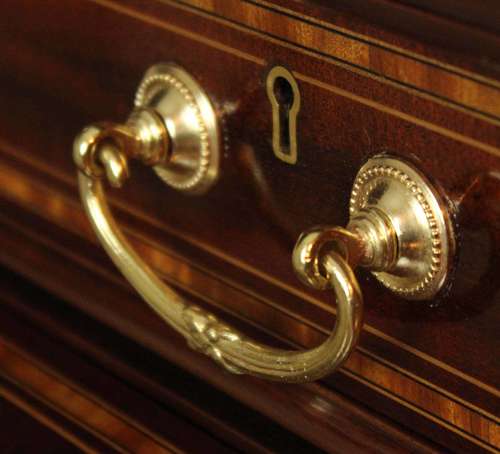 A Beautiful Late Victorian Mahogany cylinder desk by Maple & Co.