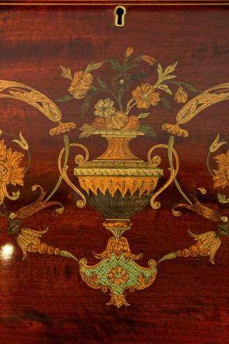 A Beautiful Late Victorian Mahogany cylinder desk by Maple & Co.
