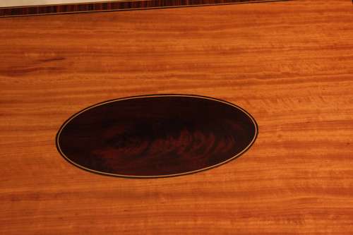 The Quality Edwardian Satinwood Inlaid Side Table.