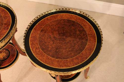 A Pair of Edwards and Roberts French Style Side Tables
