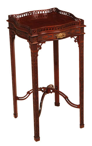 A Quality Edwardian Chippendale Style Kettle Stand