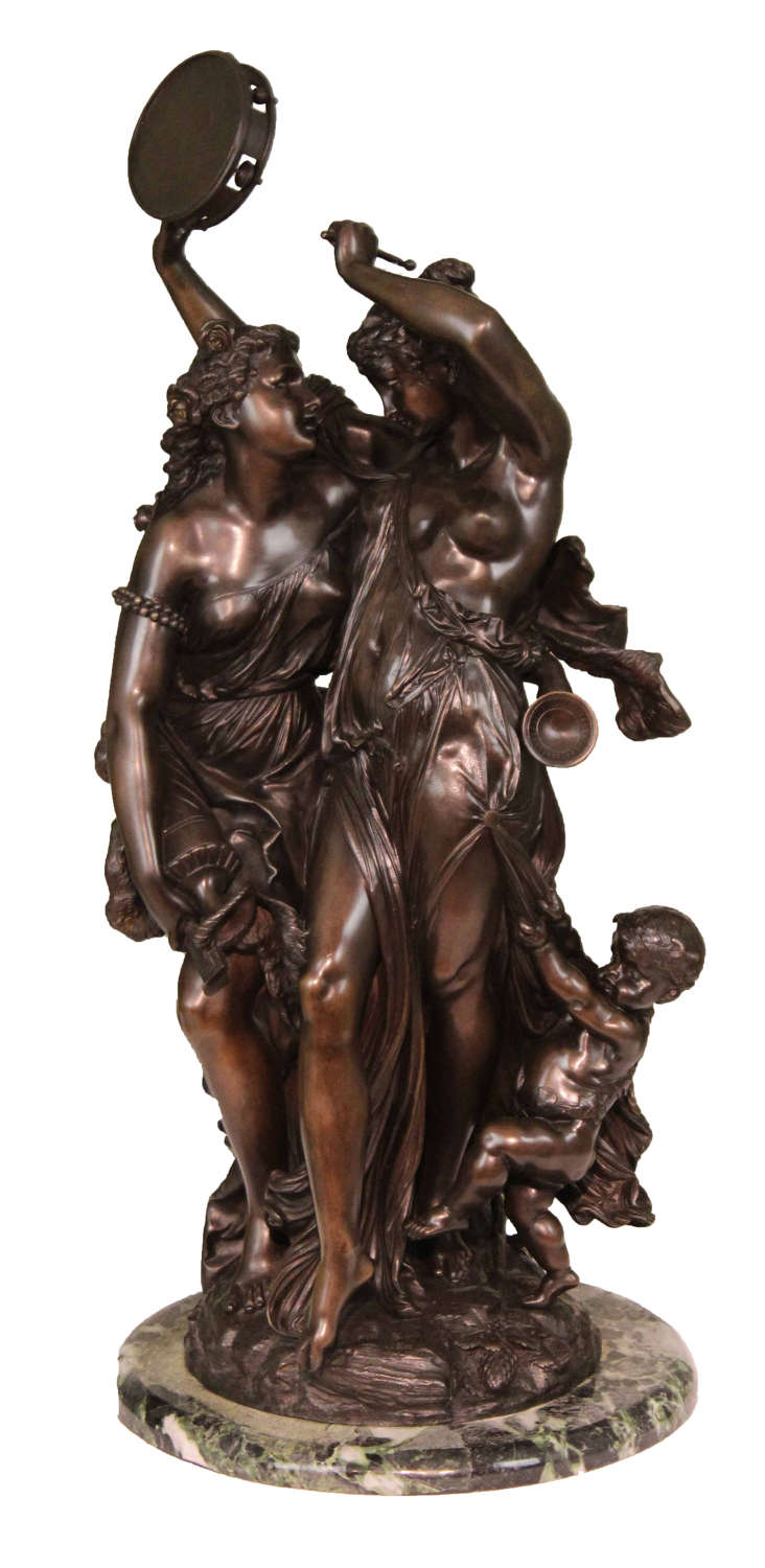 A Quality Late 19th Century Large Bronze group “the Family” after