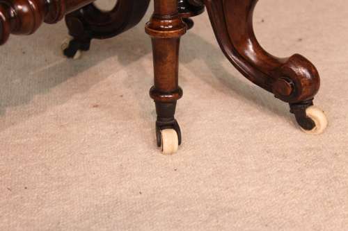 A Fine Quality Burr Walnut Inlaid Baby Sutherland Table.
