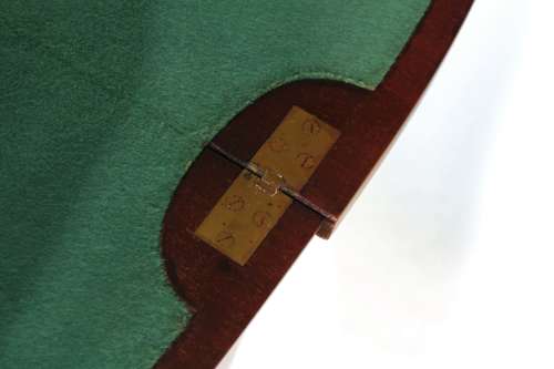 A Quality Late Victorian Mahogany Inlaid Serpentine Card Table