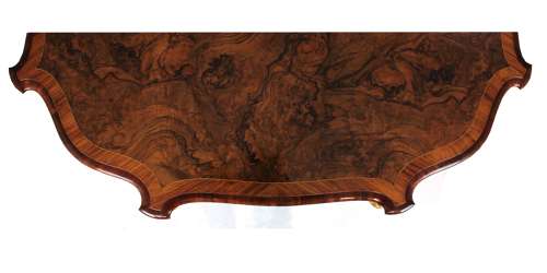An Exhibition Quality Inlaid Victorian Burr Walnut and Ormolu Credenza