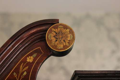 The Quality Late Victorian Mahogany Inlaid Display Cabinet