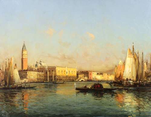 Antoine Bouvard Snr (1870-1956) Oil on Canvas