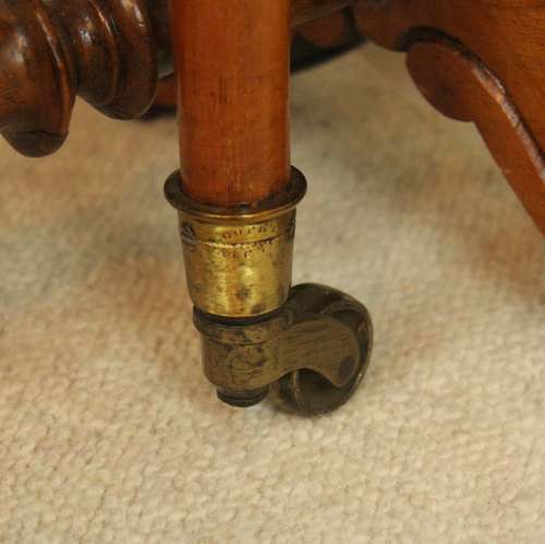 A Superb Victorian Burr Walnut D-Ended Baby Sutherland Table