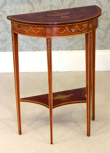 A Fine Quality Late Victorian Mahogany Edwards & Roberts Console Table