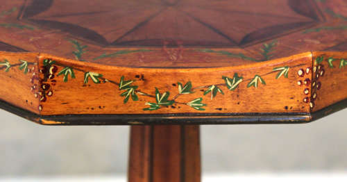 A Quality Pair of Edwardian Inlaid and Painted Satinwood Side Tables