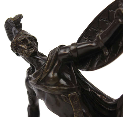 A Pair of 19th Century Gladiator Bronzes