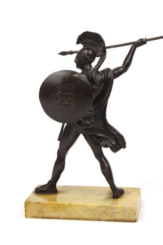 A Pair of 19th Century Gladiator Bronzes
