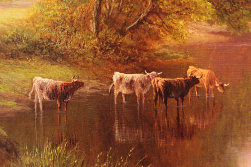 WILLIAM MELLOR (1851 - 1931) Oil on Canvas