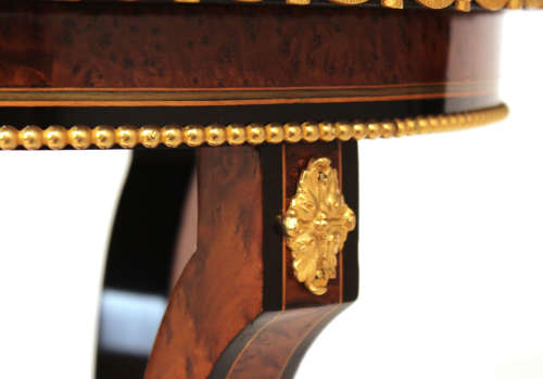 A French Edwards & Roberts style Walnut Occasional Table