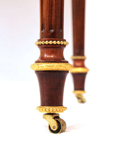 An Exceptional Walnut Inlaid and Ormolu Mounted Card Table