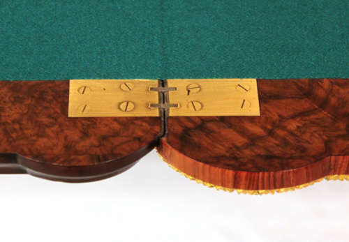 An Exceptional Walnut Inlaid and Ormolu Mounted Card Table