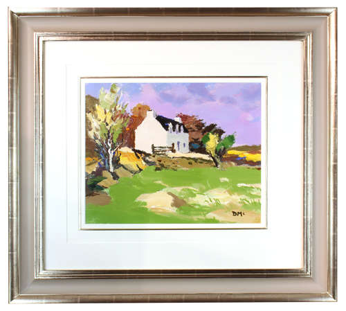 DONALD MCINTYRE (1923 - 2009) - OIL ON BOARD