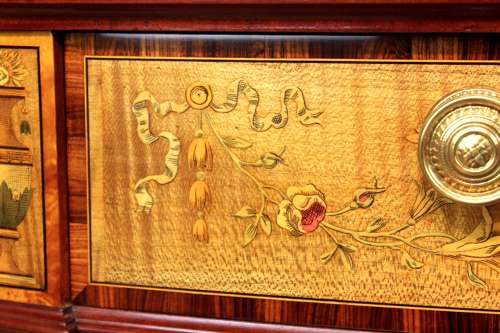 An Exhibition Quality Satinwood Console Table
