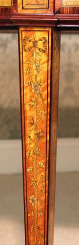 An Exhibition Quality Satinwood Console Table