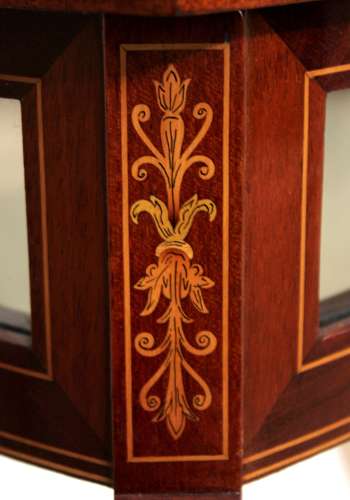 A Beautiful Victorian Mahogany Heart-shaped Bijouterie Table