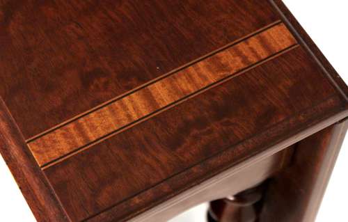 A Lovely Victorian Mahogany Plum Pudding Baby Sutherland Table