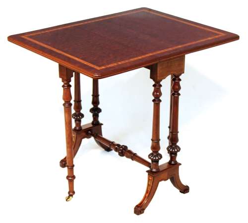 A Lovely Victorian Mahogany Plum Pudding Baby Sutherland Table