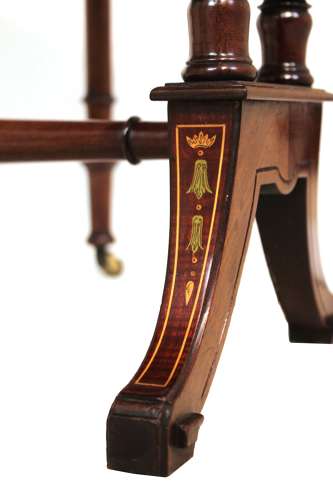 A Lovely Victorian Mahogany Plum Pudding Baby Sutherland Table