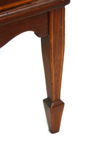 A Quality Edwardian Mahogany Inlaid Center Display Cabinet