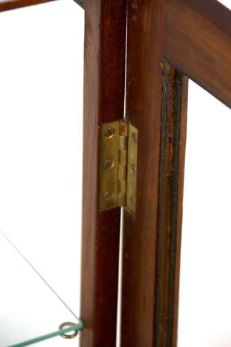 A Quality Edwardian Mahogany Inlaid Center Display Cabinet