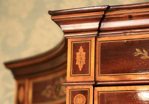 A Fine Late 19th C Edwards & Roberts Mahogany Display Cabinet