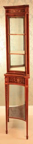 A Fine Late 19th C Edwards & Roberts Mahogany Display Cabinet