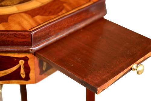 A Fine Inlaid Mahogany Victorian Kettle stand