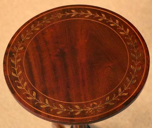 A Fine Victorian Mahogany Inlaid Wine Table
