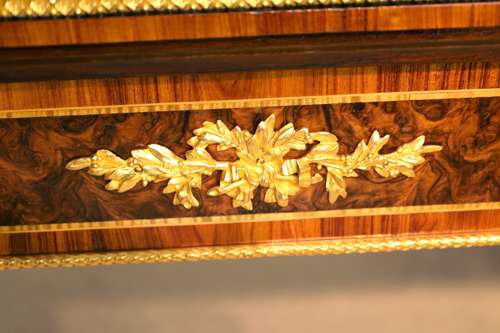 Exhibition Quality Victorian Burr Walnut Inlaid & Ormolu Card Table