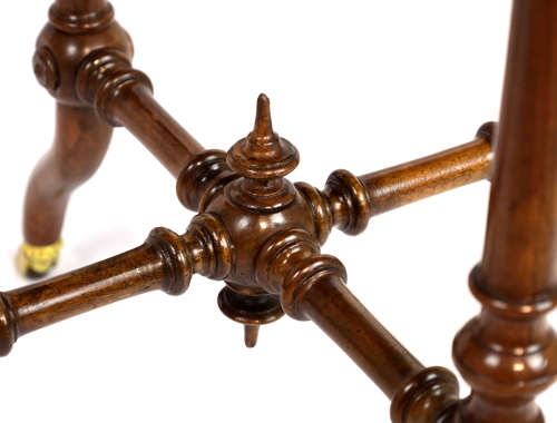 A Fine Quality Victorian Burr-Walnut Inlaid Round Table