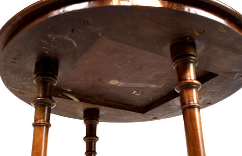 A Fine Quality Victorian Burr-Walnut Inlaid Round Table