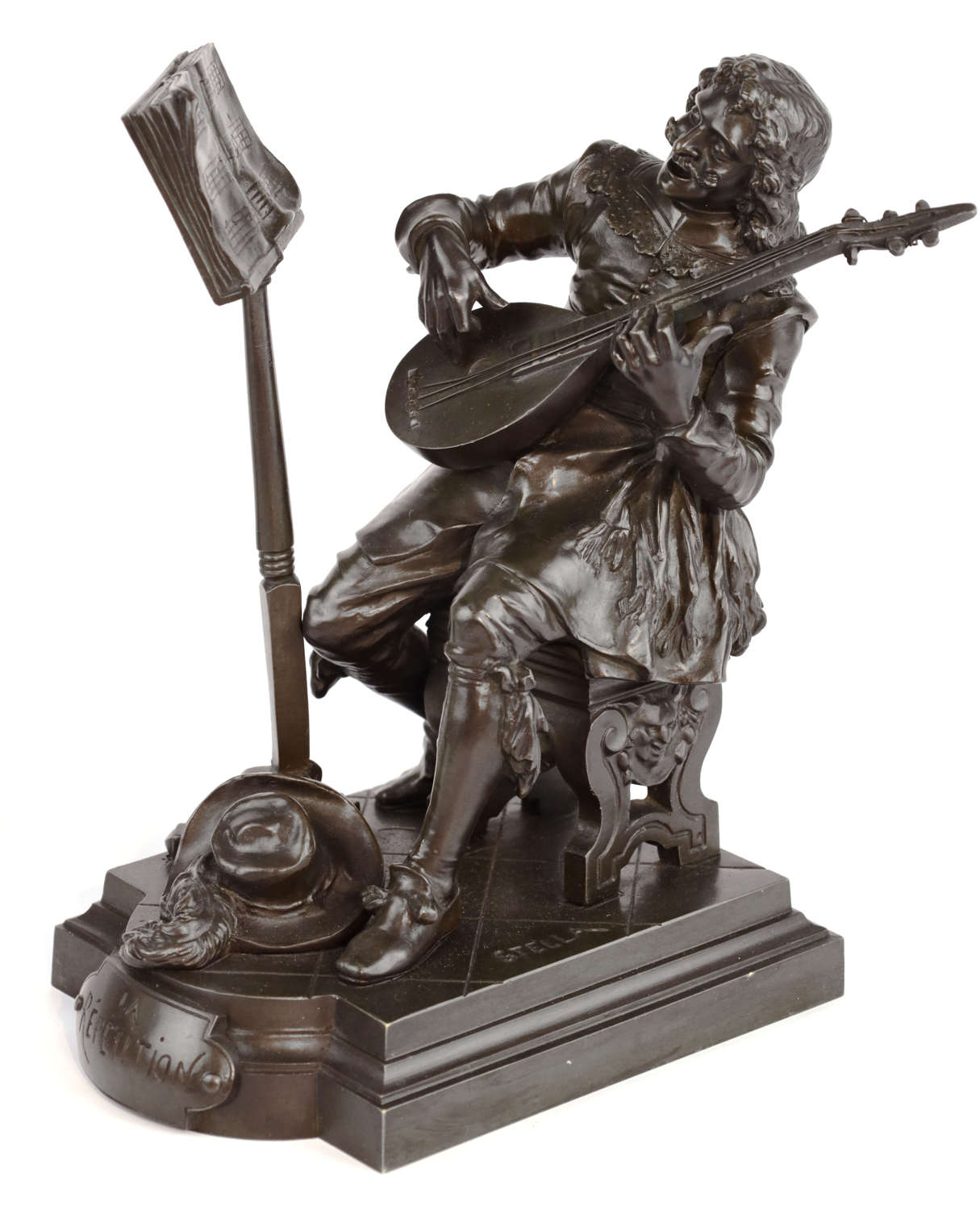 Alexandre Etienne Stella (1878-1892) Bronze Sculpture