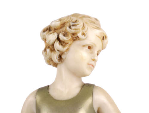 Ferdinand Preiss - A Pair of Art Deco Ivory and Bronze Figures