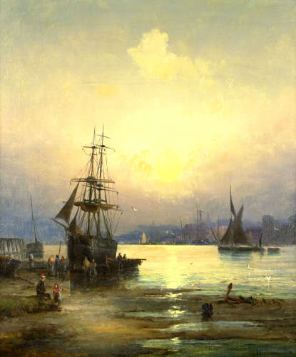 WILLIAM THORNLEY (1857-1935) Oil on Canvas