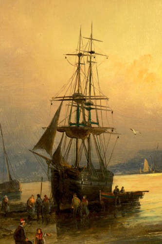 WILLIAM THORNLEY (1857-1935) Oil on Canvas