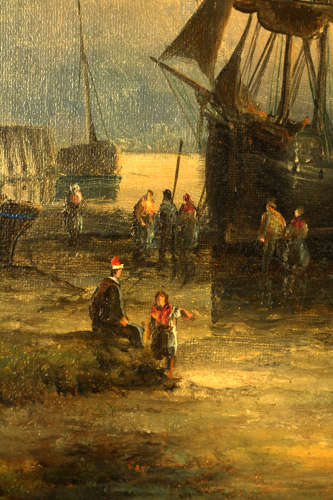 WILLIAM THORNLEY (1857-1935) Oil on Canvas