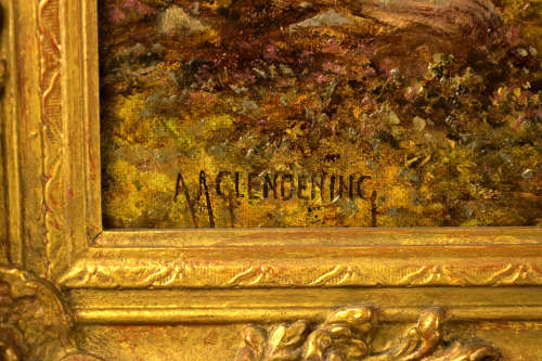 ALFRED AUGUSTUS GLENDENING SR. (1840 - 1910) Oil on Canvas