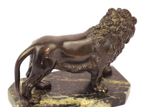 A 19th Century Bronze Sculpture of a Lion
