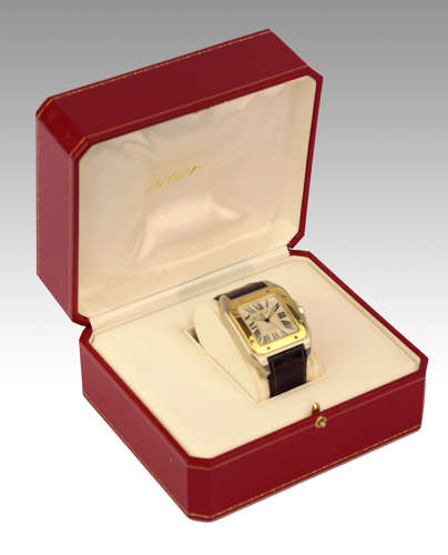 Cartier Santos 100 XL Yellow & Gold 40mm