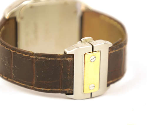 Cartier Santos 100 XL Yellow & Gold 40mm