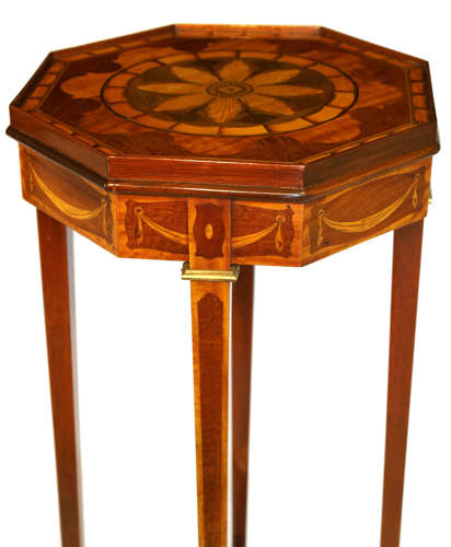 A Fine Quality Pair of Victorian Inlaid Mahogany Kettle stands