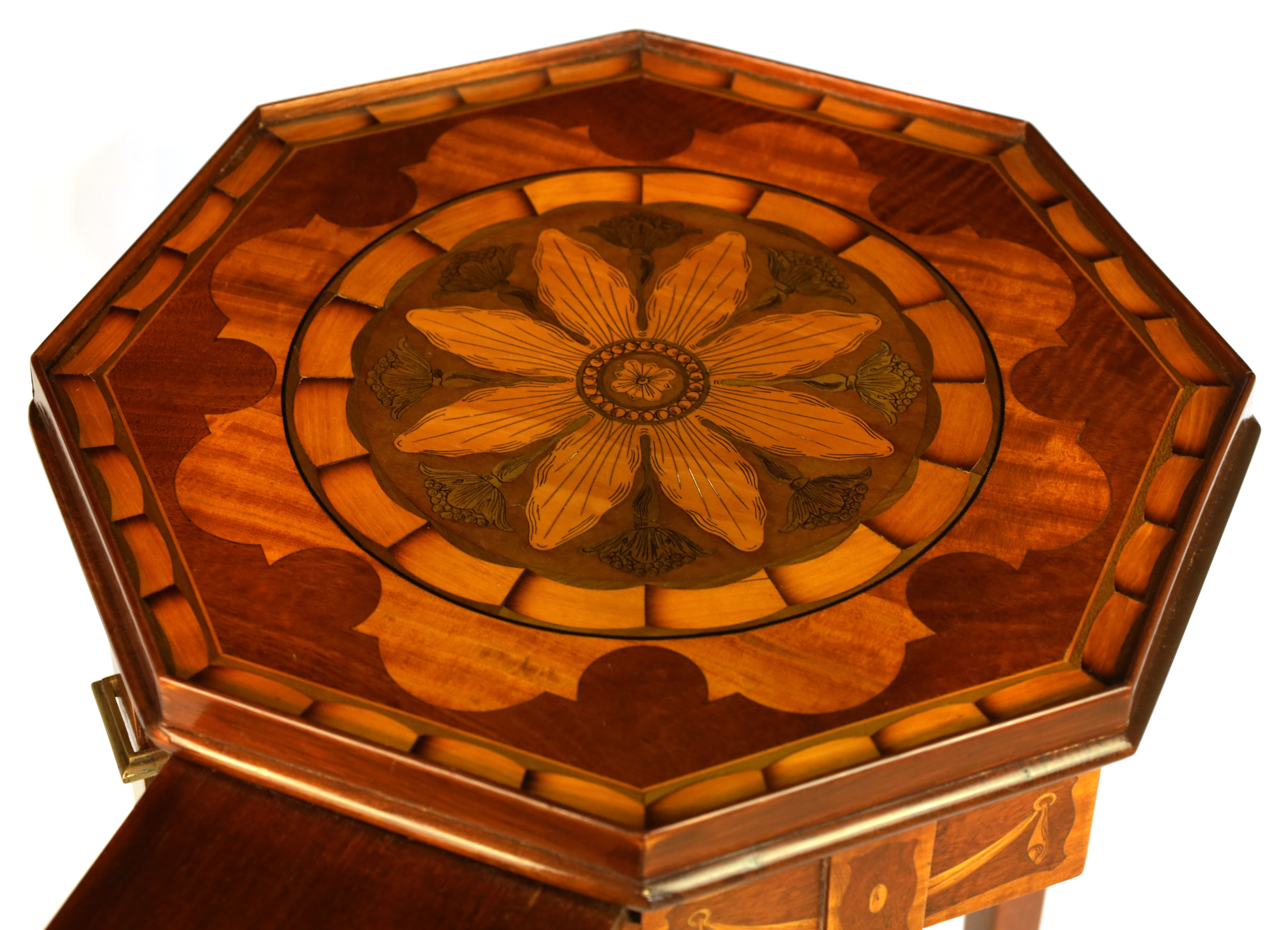 A Fine Quality Pair of Victorian Inlaid Mahogany Kettle stands